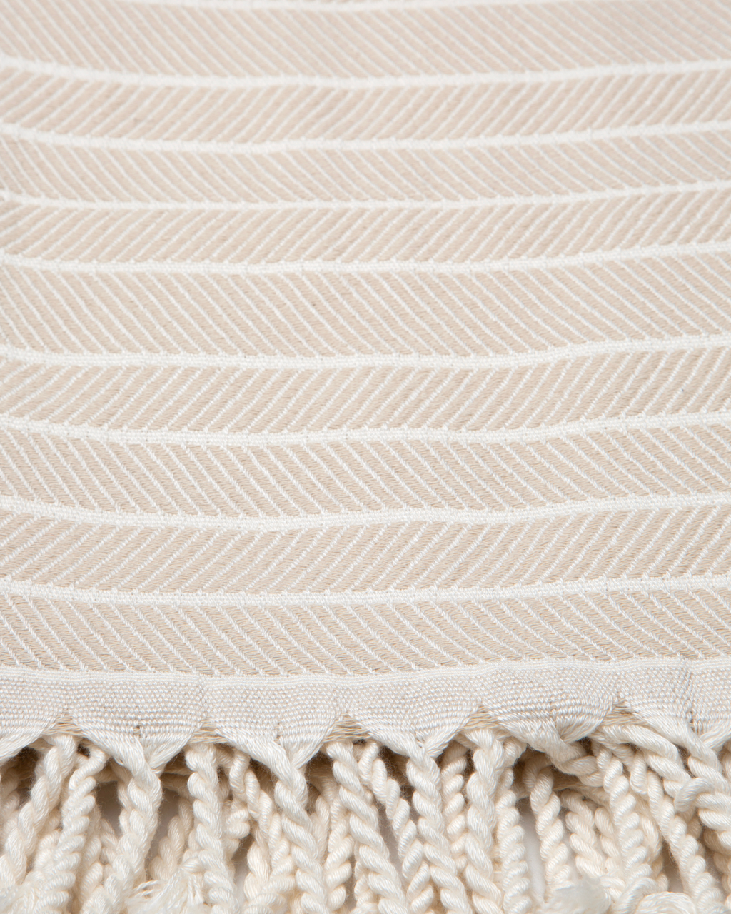 ILVA Turkish Hammam Towel, Spa & Sauna Towel / Made of Bamboo and Cotton - Beige