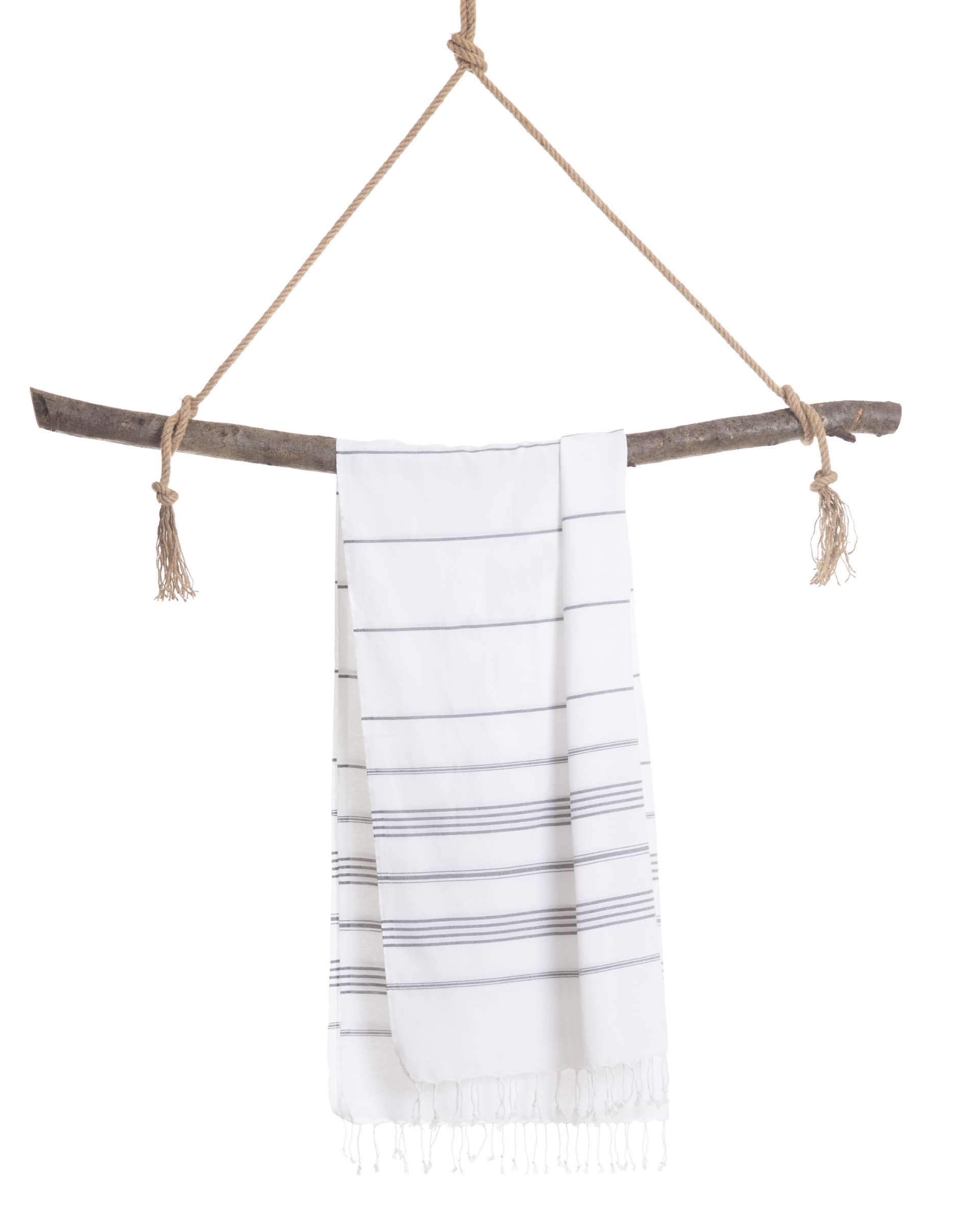 AMARA Hammam Beach Towel, Peshtemal, Made of Cotton - White