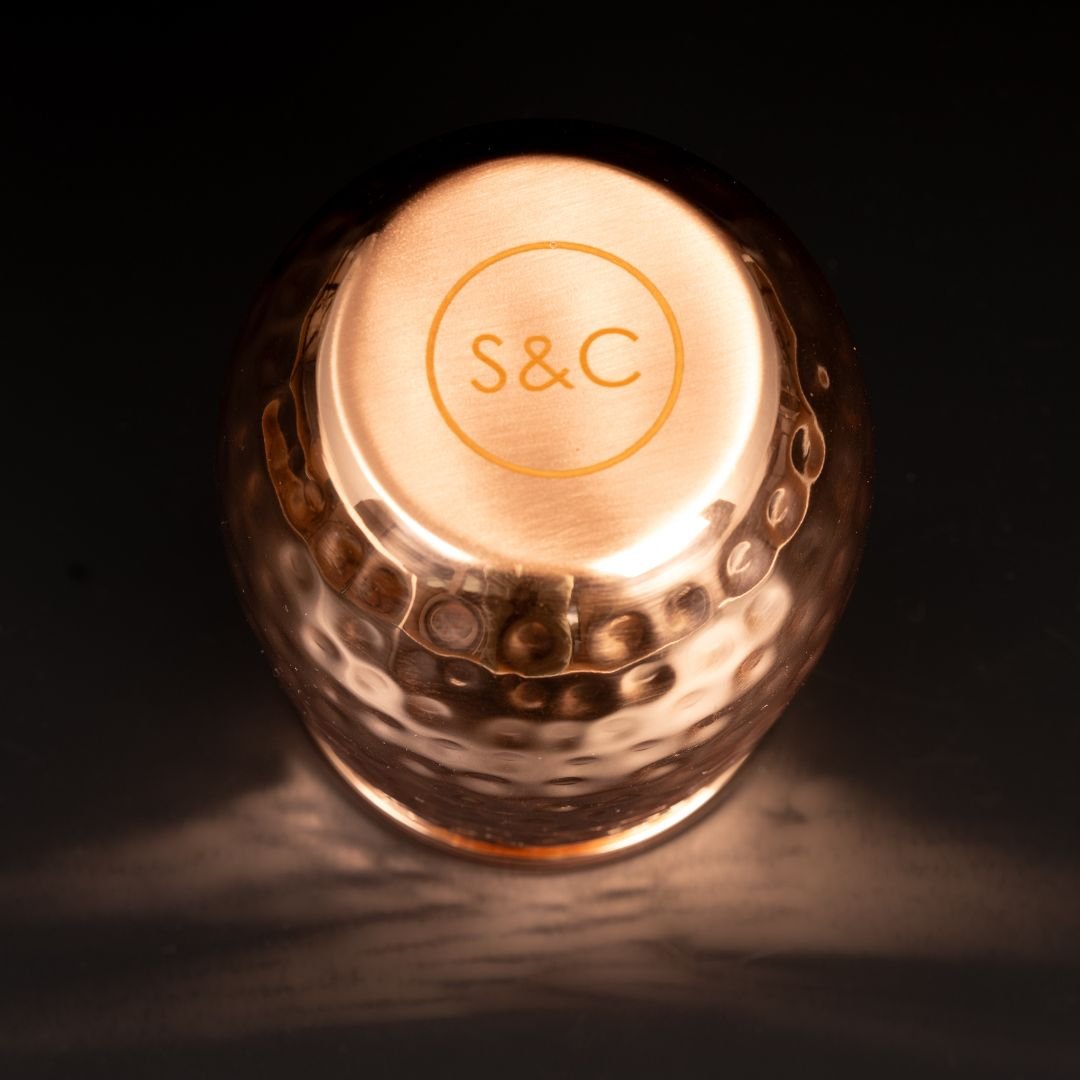 Kupferbecher Lima – Cocktailbecher (gehämmert, 470 ml)